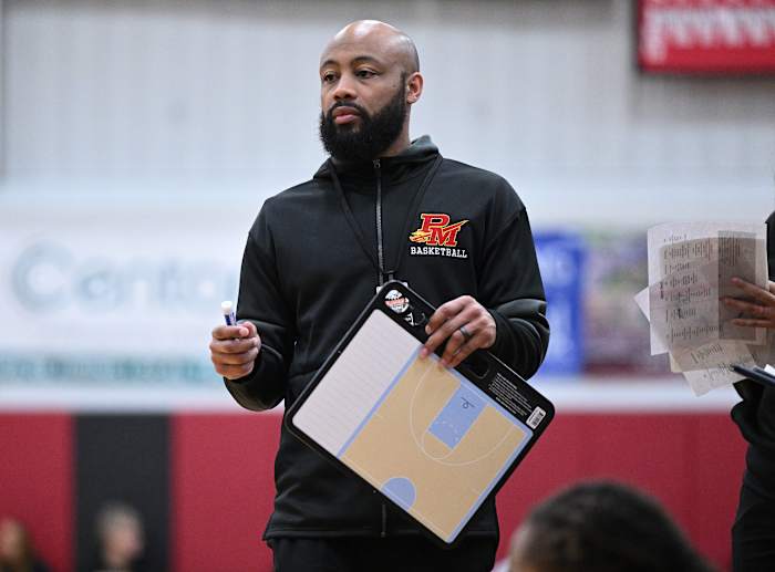 Purcell Marian vs Laurel girls basketball Jeff Harwelll12